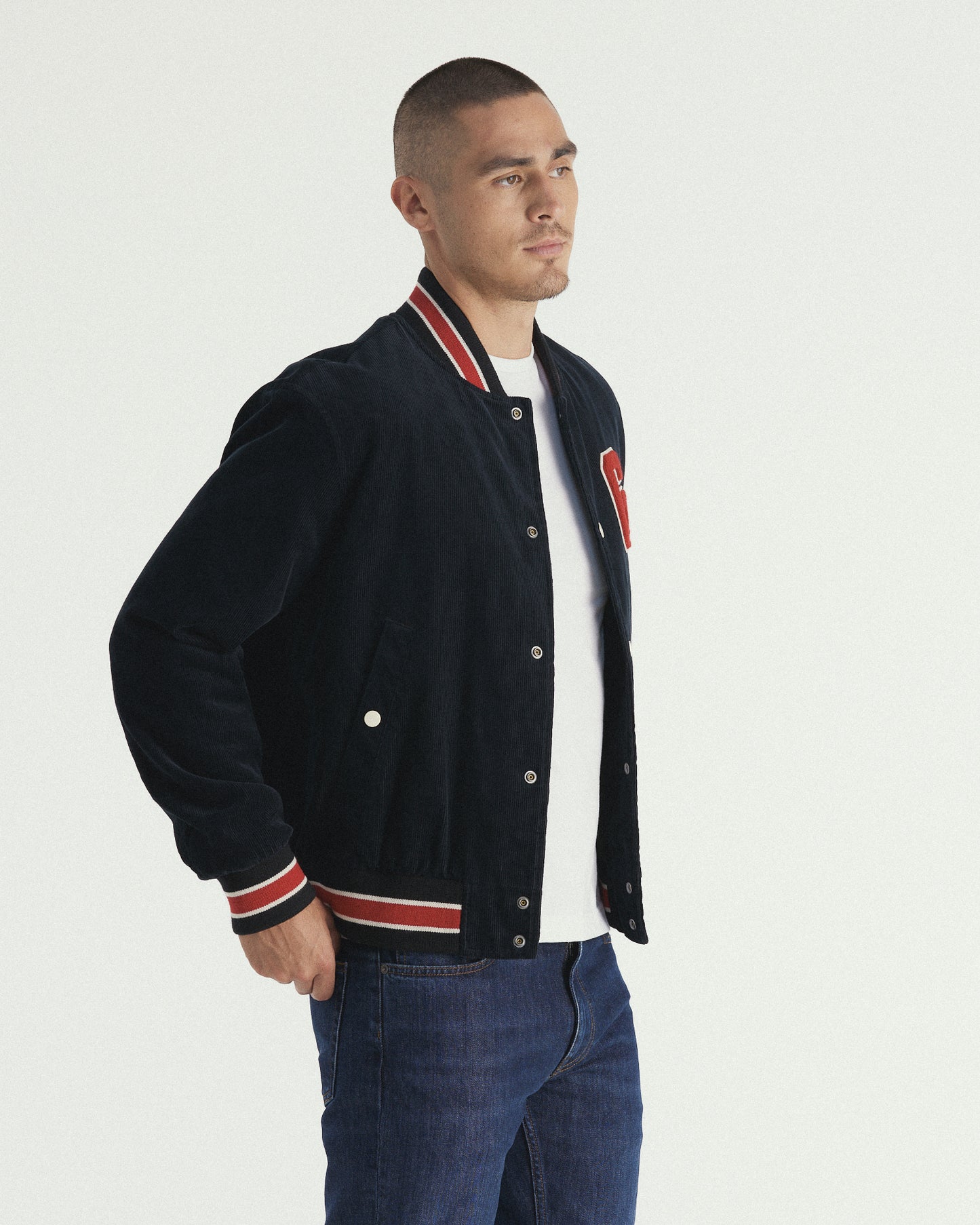 Corduroy Varsity Jacket