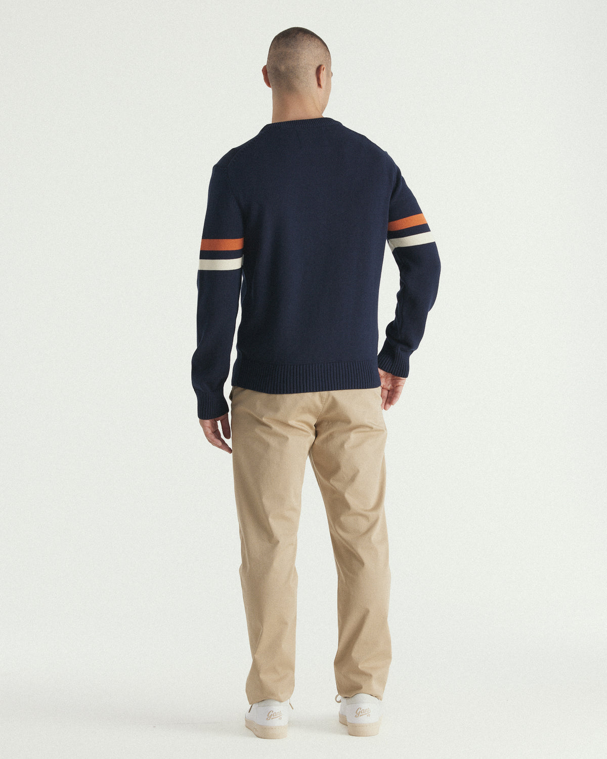 Graphic G Badge Crew Neck Sweater