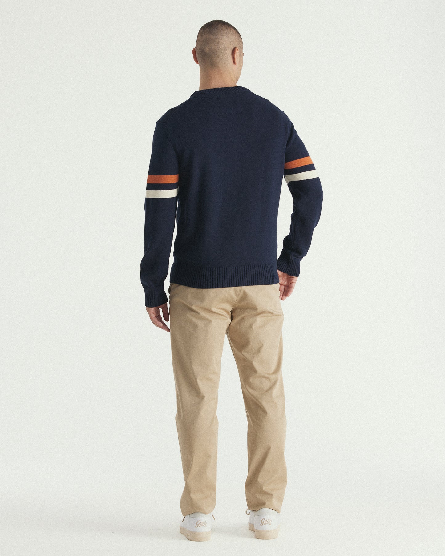 Graphic G Badge Crew Neck Sweater