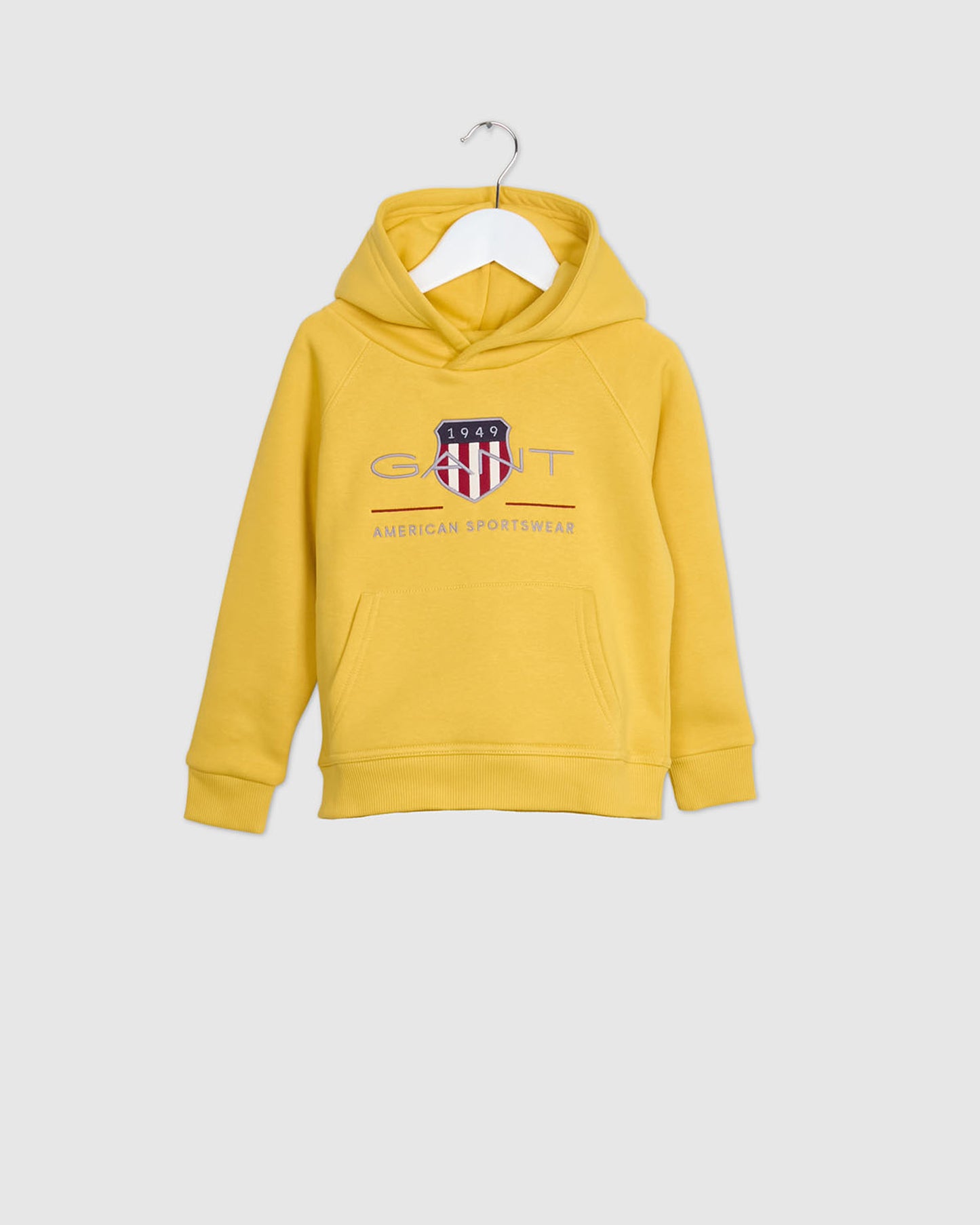 FADED SUNSET, Kids Archive Shield Hoodie BY GANT AU.