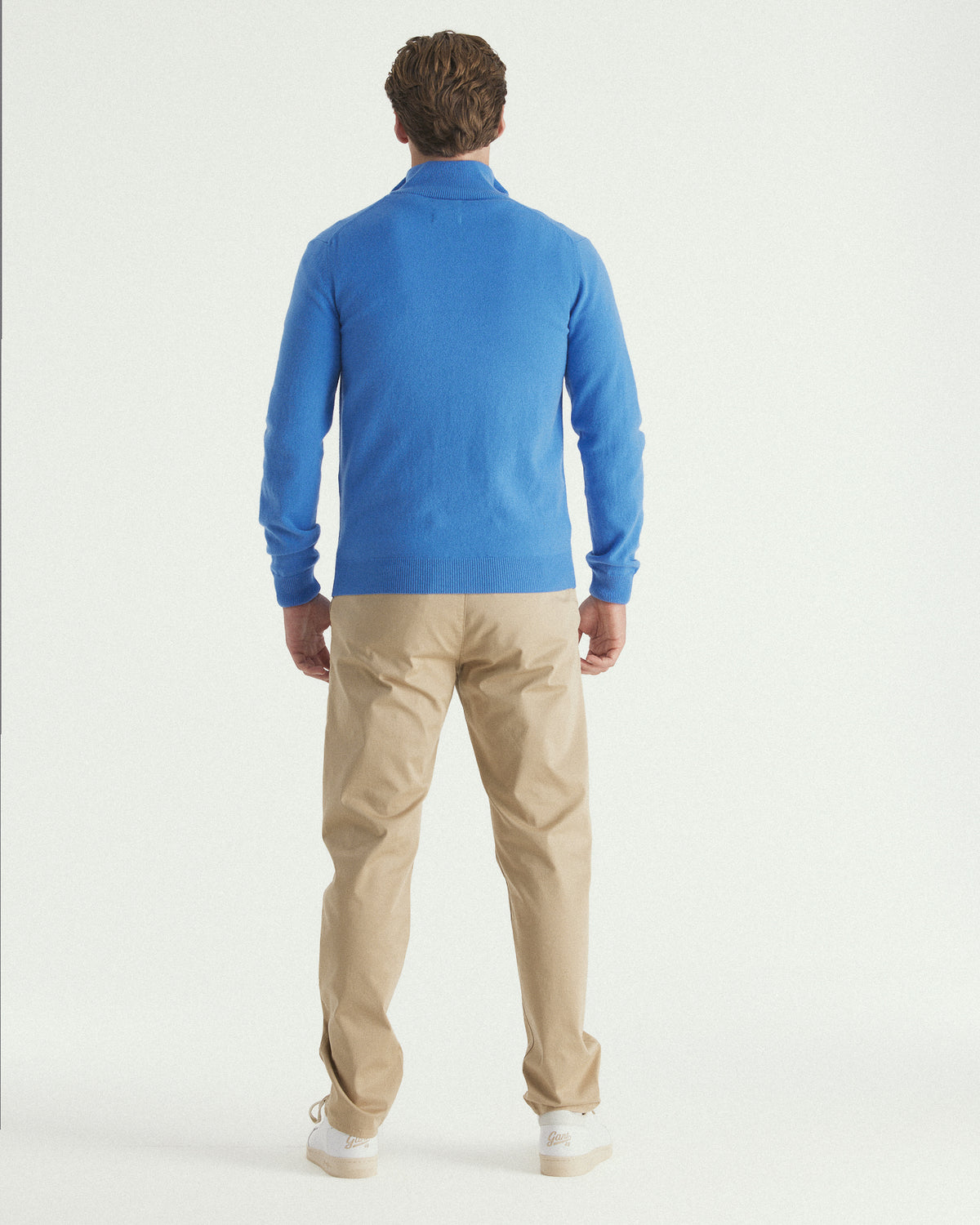Superfine Lambswool Half-Zip Sweater
