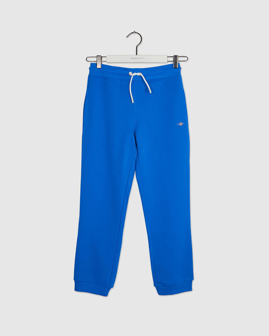 GREECE BLUE, Teen Boys Shield Sweatpants BY GANT AU.