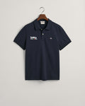EVENING BLUE, REG SHIELD POLO - Targa collab - EVENING BLUE BY GANT AU.