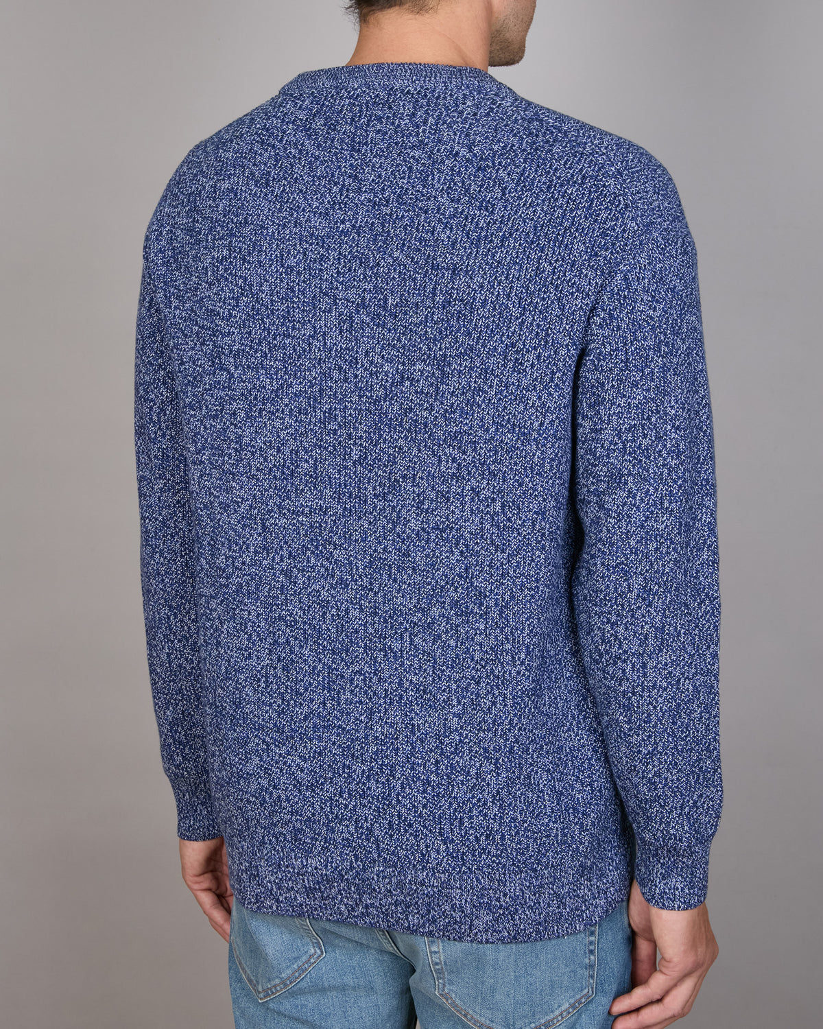 Twisted Yarn Crew Neck Sweater