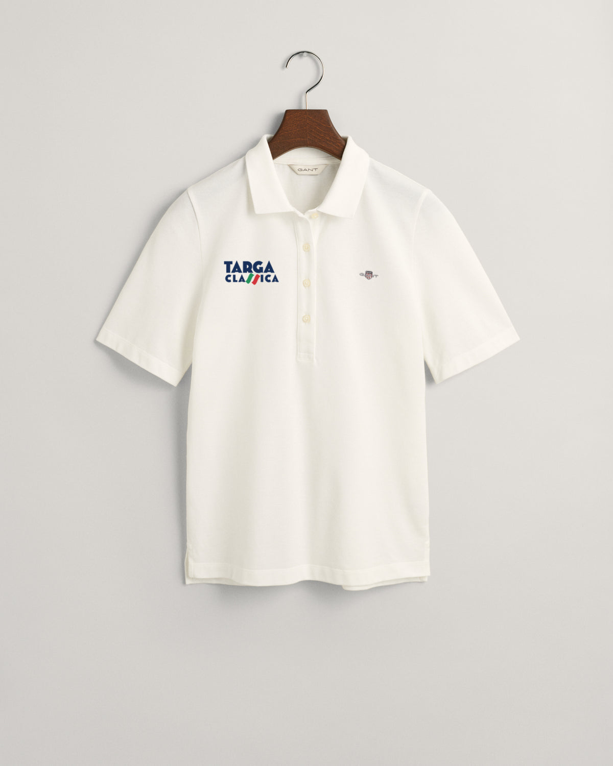 EGGSHELL, SLIM SHIELD POLO -Targa Collab - EGGSHELL BY GANT AU.