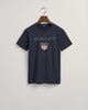 EVENING BLUE, GANT SHIELD SS T-SHIRT BY GANT AU.