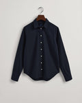EVENING BLUE, REGULAR BROADCLOTH SHIRT, FLAT-LAY BY GANT AU.