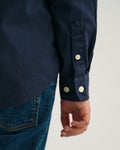MODEL WEARING D1. COTTON TWILL SHIRT